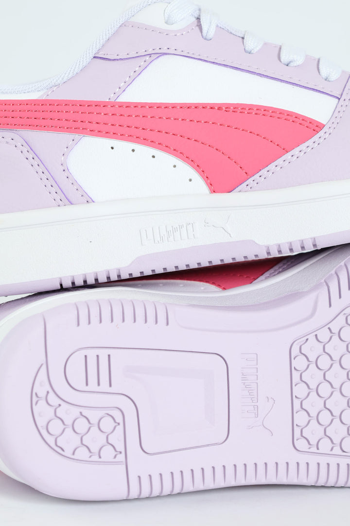 Girls Rebound V6 Low Sneaker - Lilac