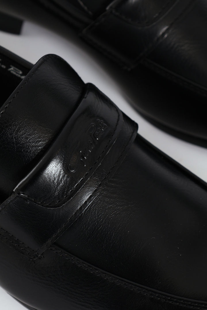 Slip On With Banded Upper - Black