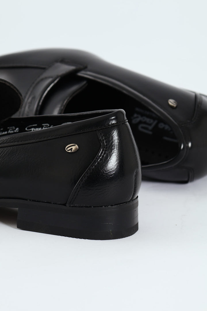 Slip On With Banded Upper - Black