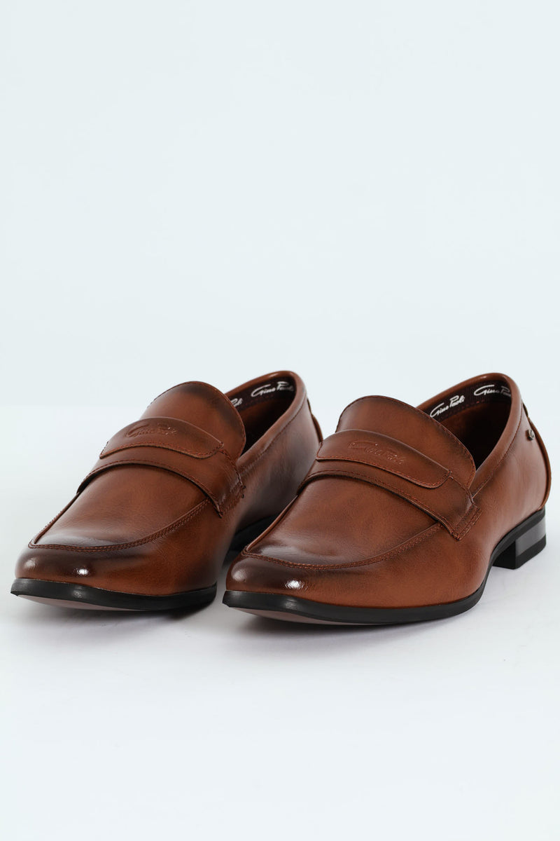 Slip On With Banded Upper - Tan