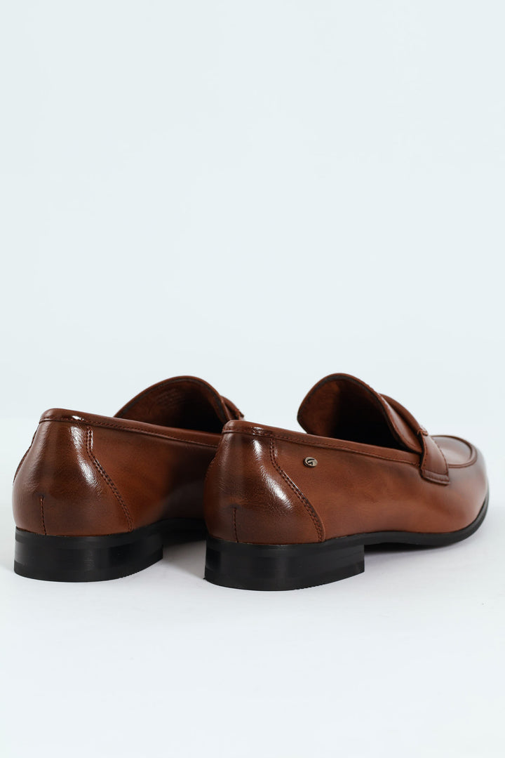 Slip On With Banded Upper - Tan