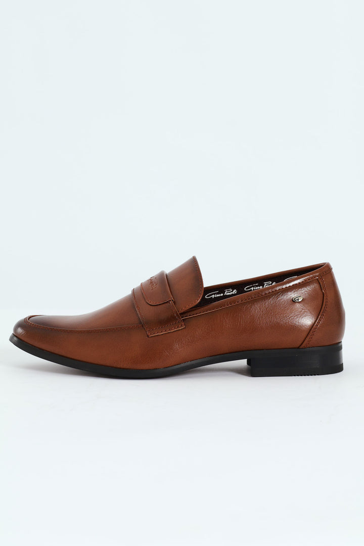 Slip On With Banded Upper - Tan