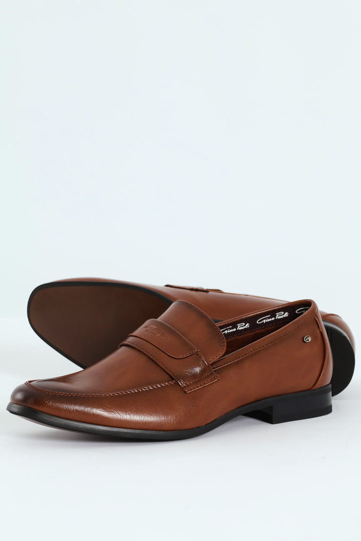 Slip On With Banded Upper - Tan