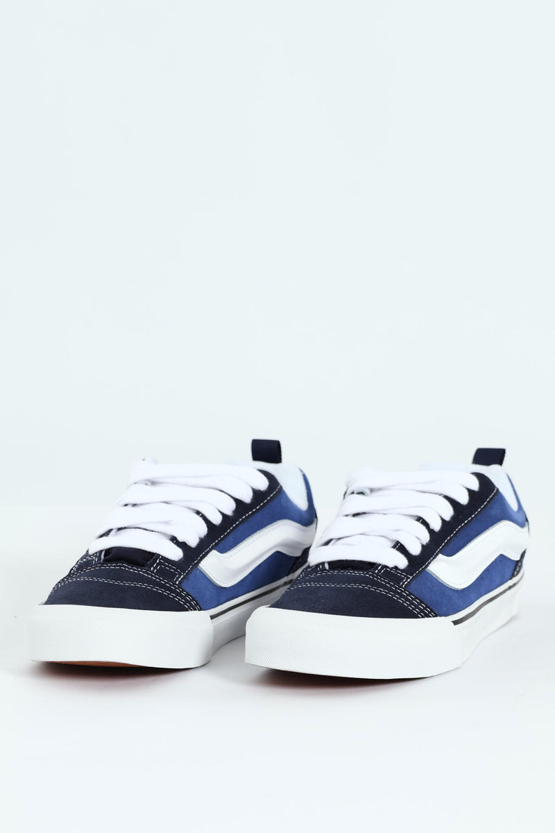 Knu Skool Chunky Lace Up Sneaker - Navy/White