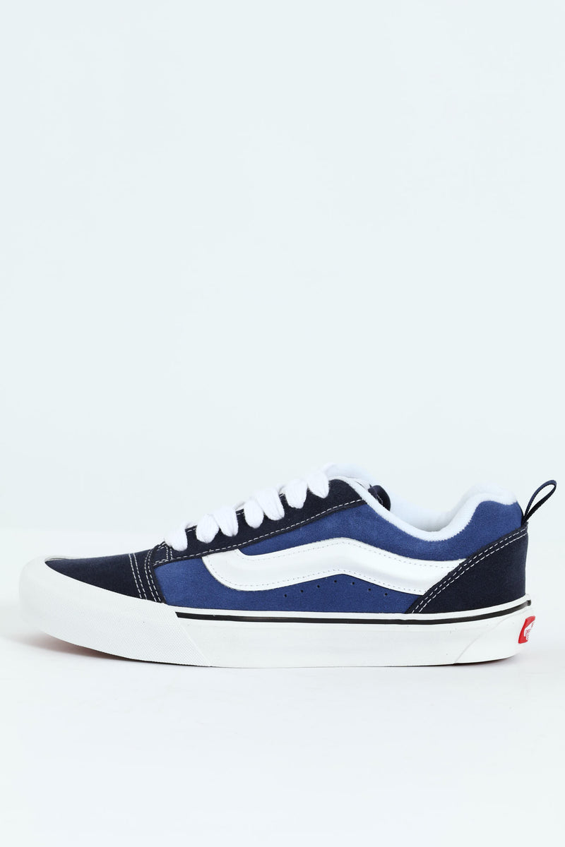 Knu Skool Chunky Lace Up Sneaker - Navy/White