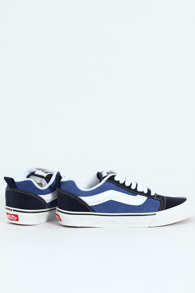 Knu Skool Chunky Lace Up Sneaker - Navy/White