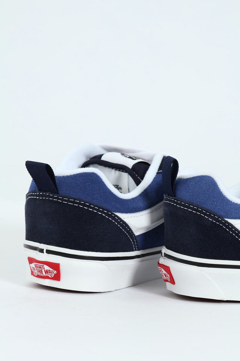 Knu Skool Chunky Lace Up Sneaker - Navy/White