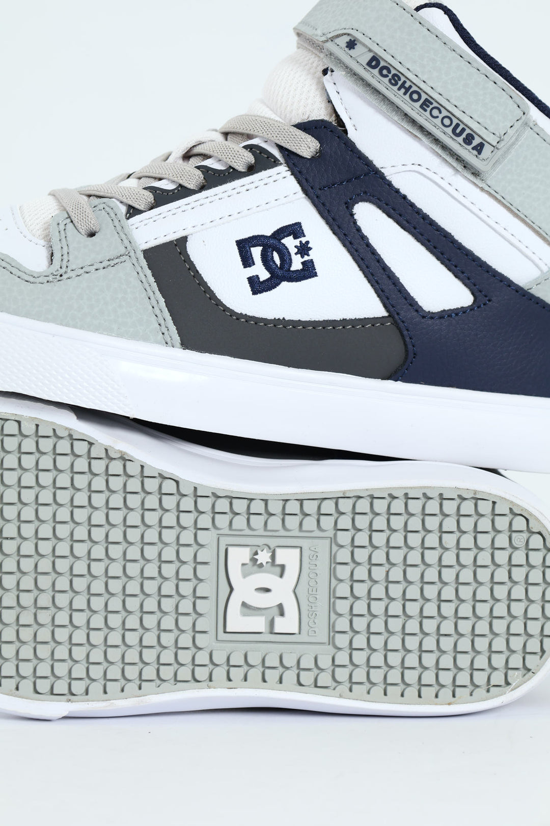 Boys Pur High-Top Sneaker - Grey