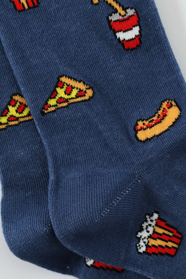 Single Cheat Day Anklet Socks - Blue