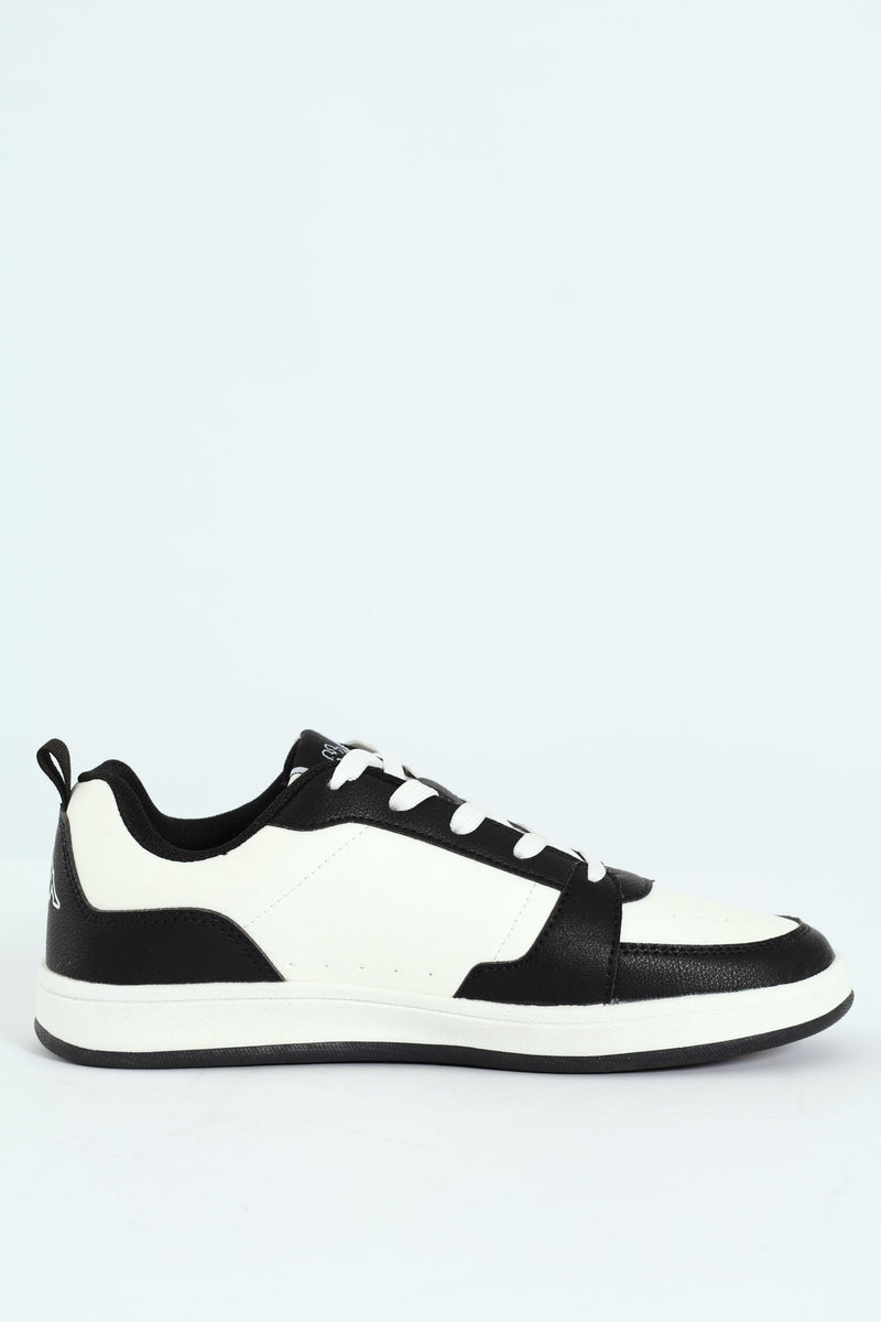 Shay Colour Blocked Sneaker - White/Black