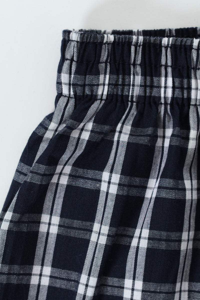 Single Fashion Woven Boxer - Blue