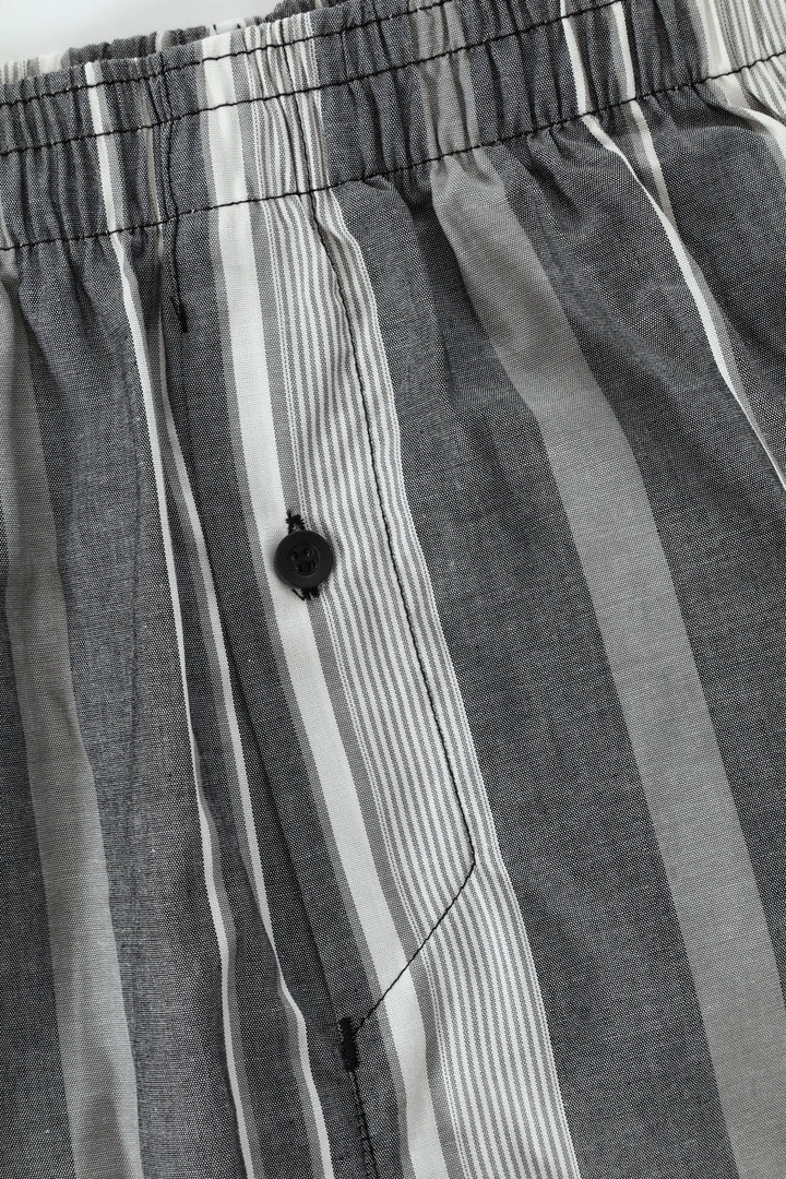 Single Fashion Woven Boxer - Black