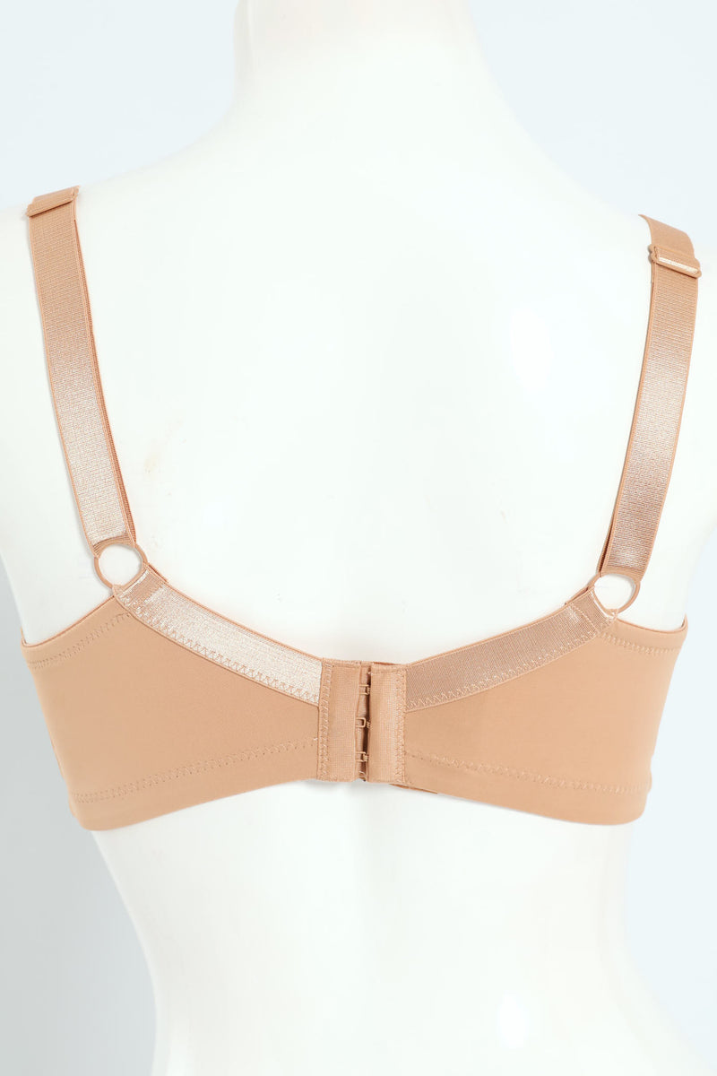 2 Pack Lace Non-Padded Bra - Beige/White