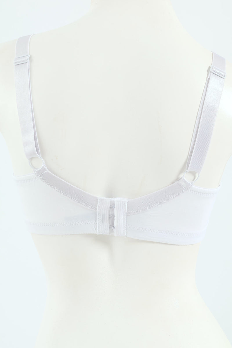 2 Pack Lace Non-Padded Bra - Beige/White