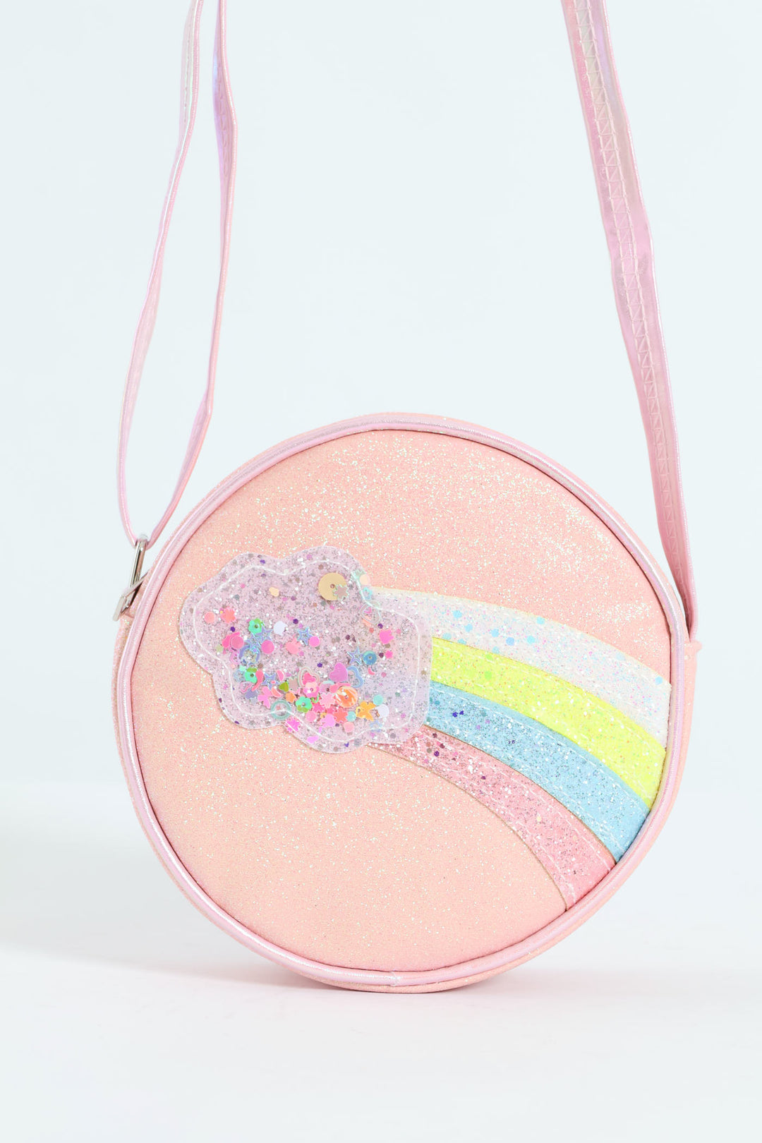 Pre-Girls Star Glitter Slingbag - Pink