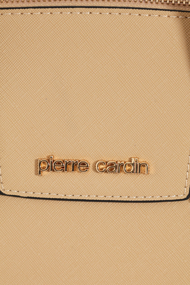 Vivian Structured Satchel - Beige