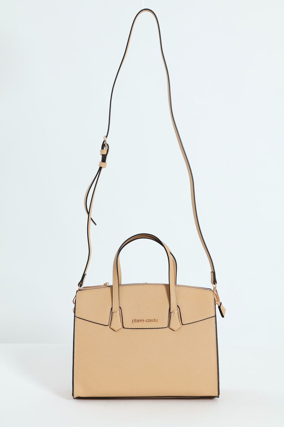 Vivian Structured Satchel - Beige