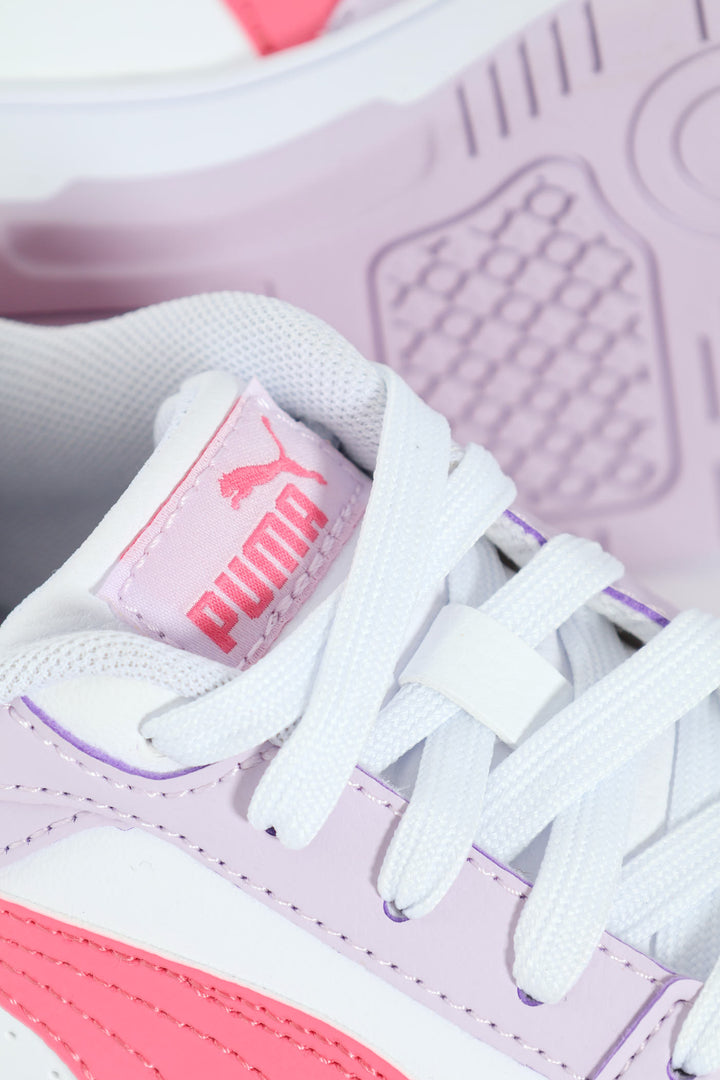 Pre-Girls Puma Rebound V6 Low Sneaker - Lilac