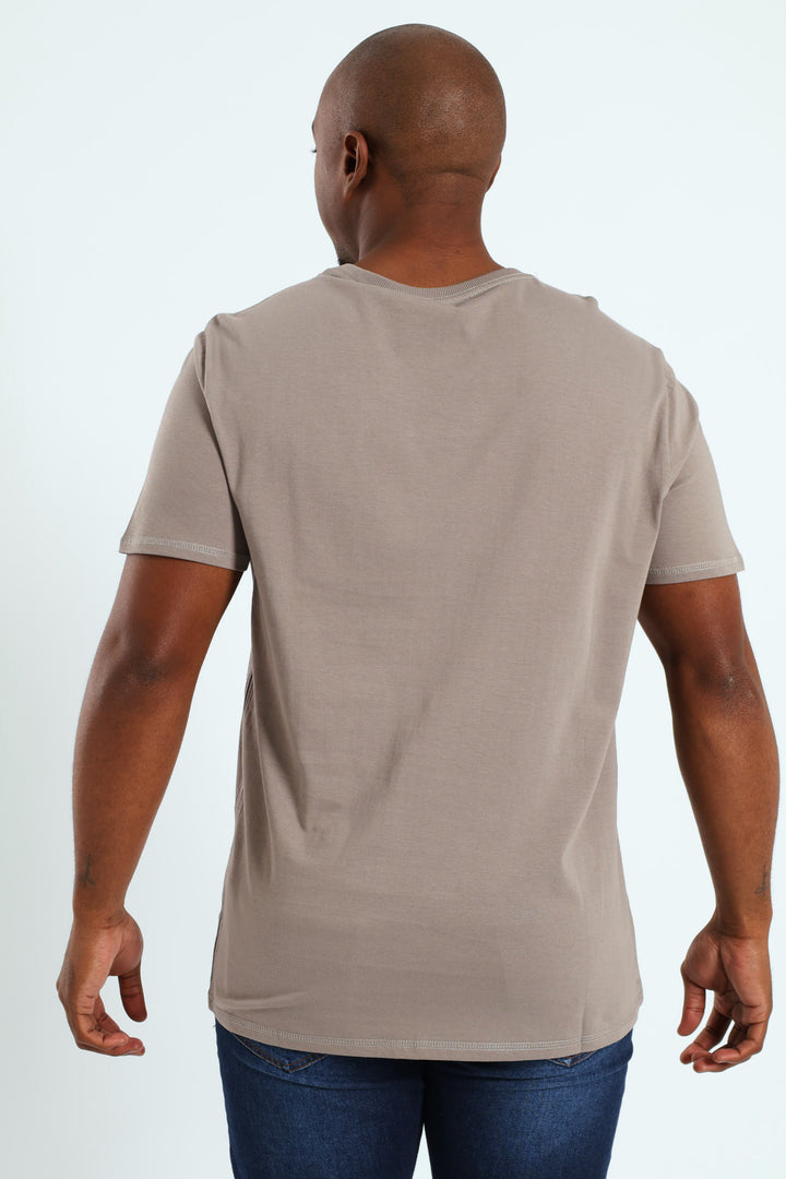 Triangle Grid Tee - Grey