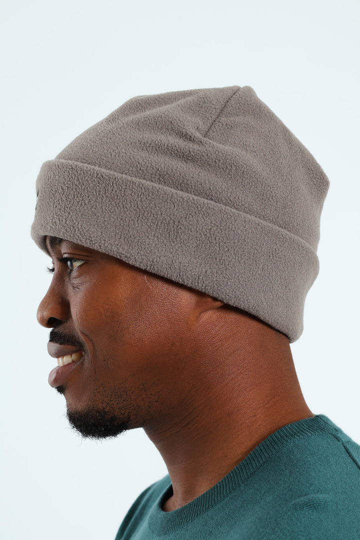 Polar Fleece Beanie - Grey