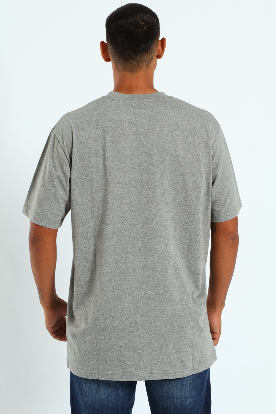 Essentials Short Sleeve Tee - Grey Melange