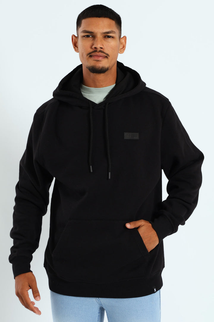 Hoodie Track Top - Black