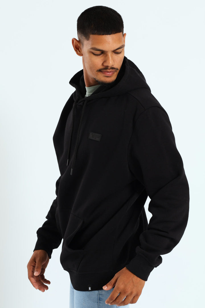 Hoodie Track Top - Black