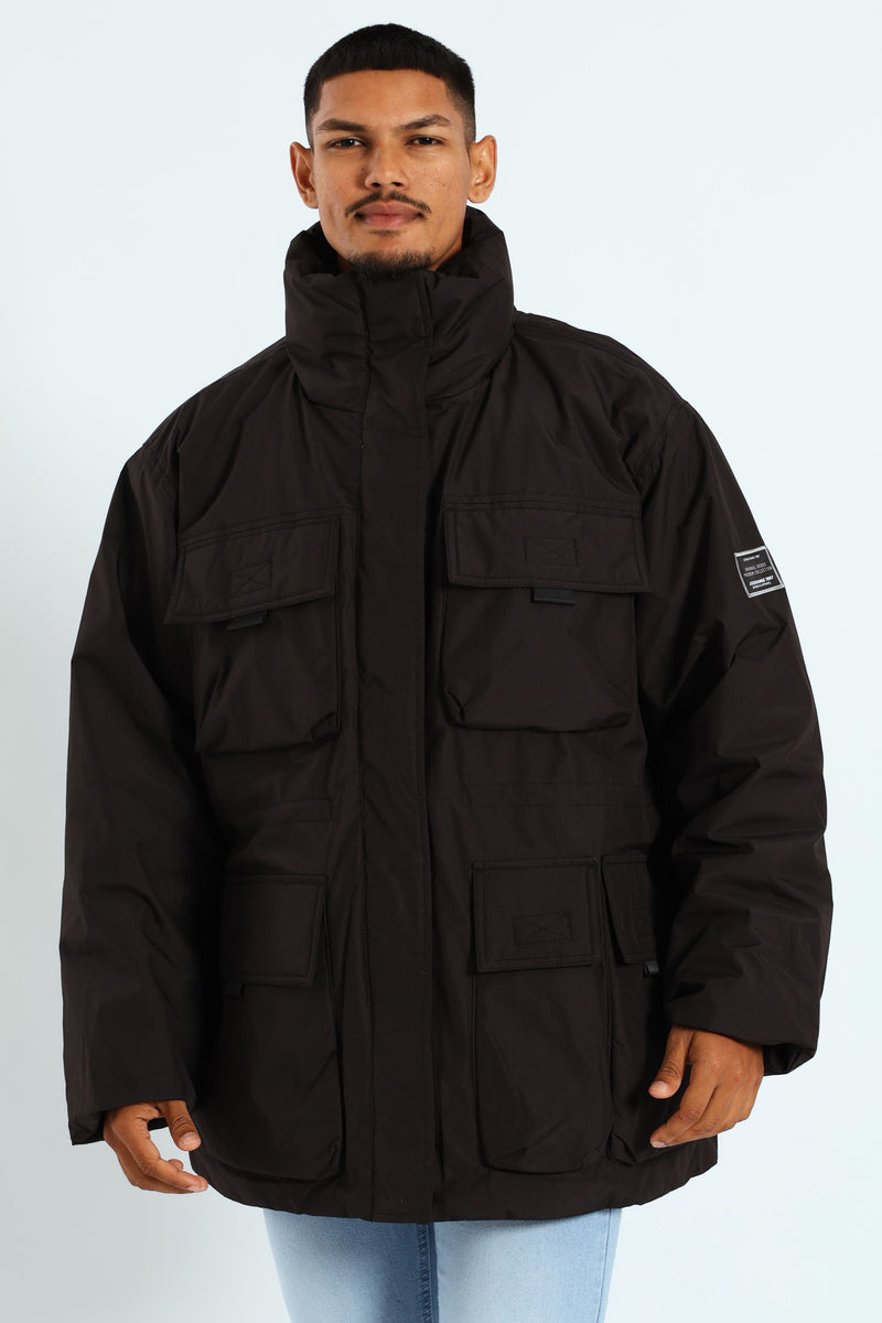 Heavy Puffer Jacket - Black
