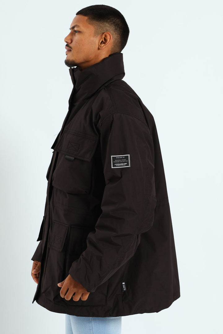 Heavy Puffer Jacket - Black