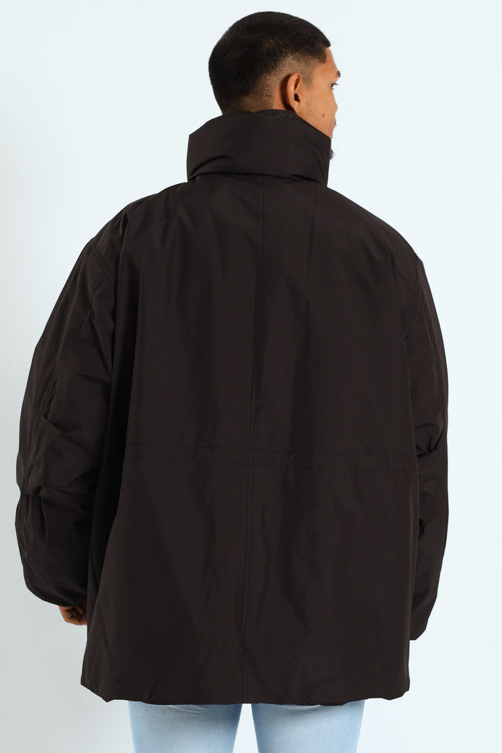 Heavy Puffer Jacket - Black