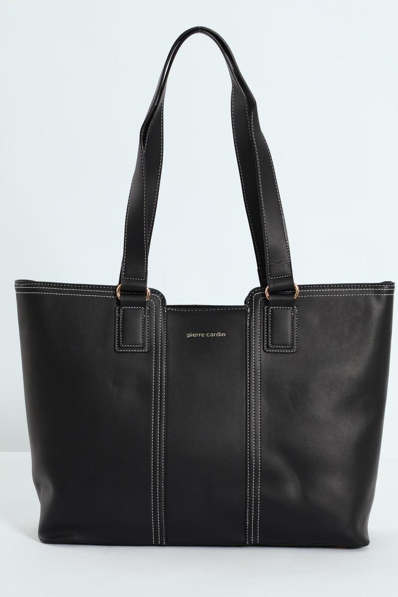 Juliet Ladies Laptop Tote Bag - Black