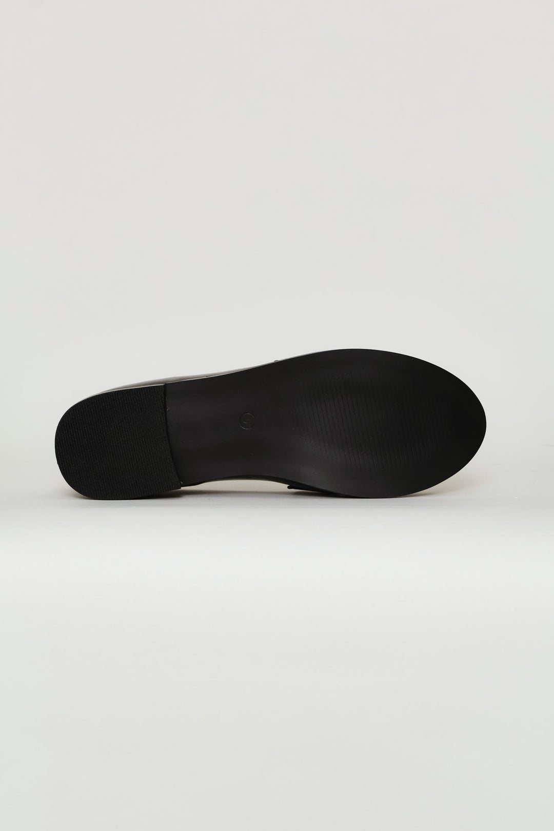 Horsebit Ruched Vamp Loafer - Black