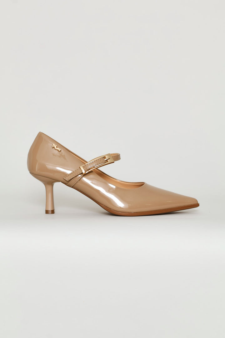 Mary Jane Heel - Camel