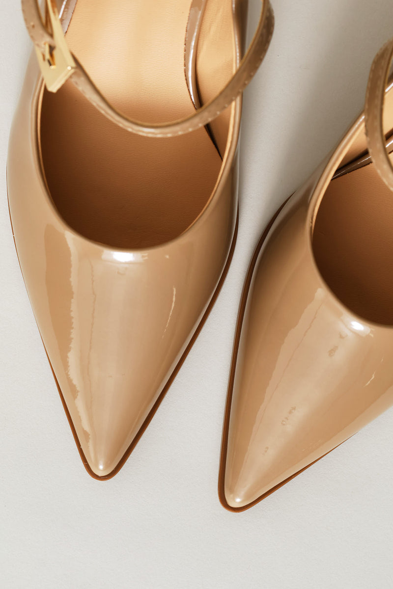 Mary Jane Heel - Camel