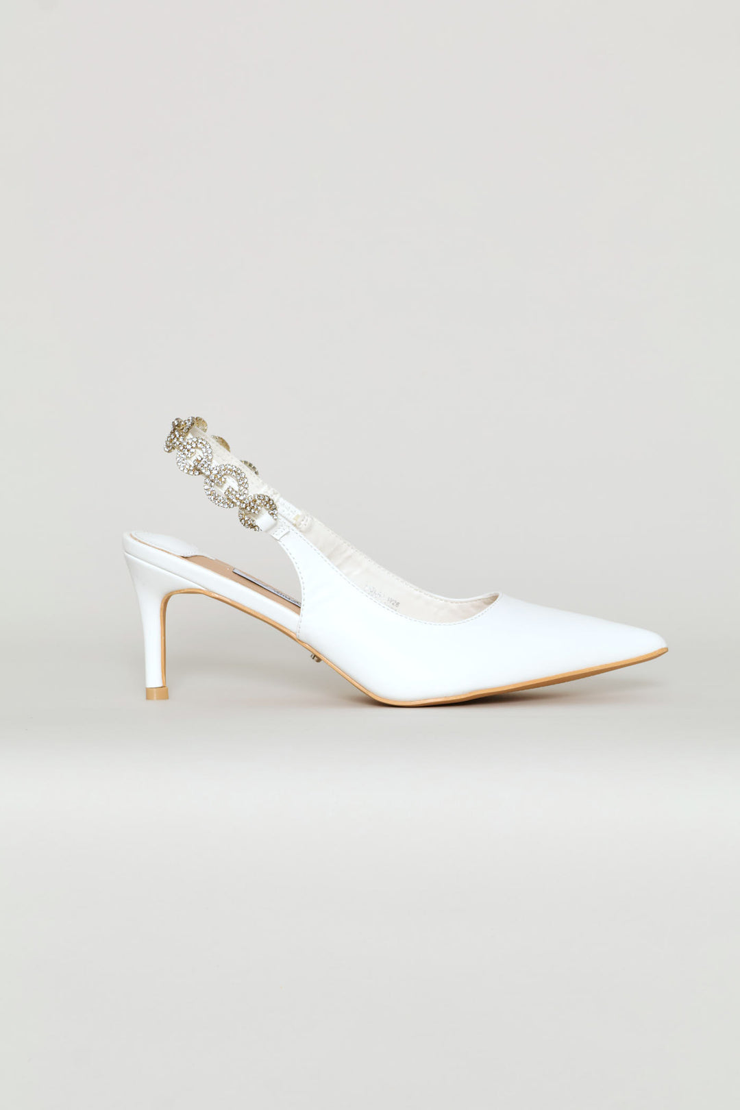 Nola 1 Slingback Heel - White