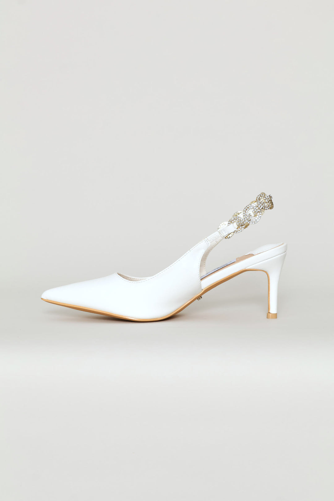 Nola 1 Slingback Heel - White