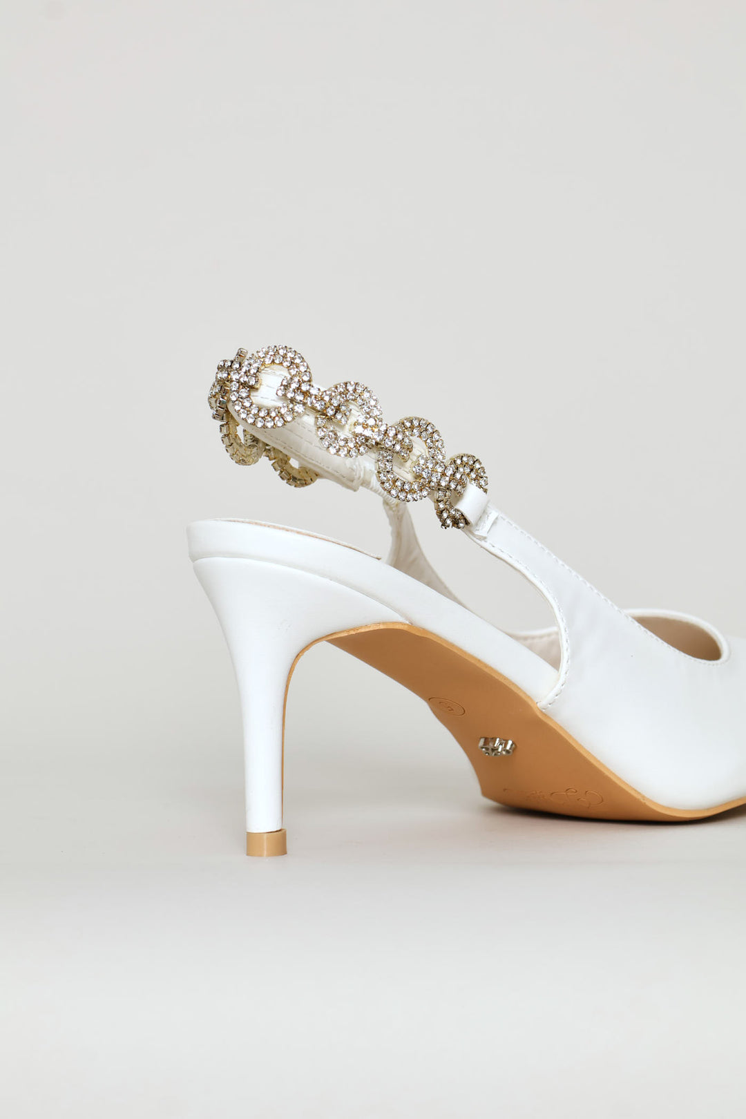 Nola 1 Slingback Heel - White