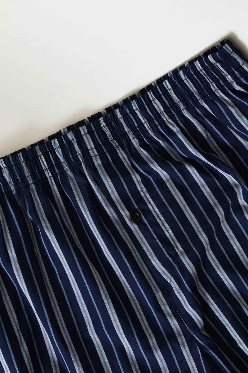 Single Stripe Boxer - Blue