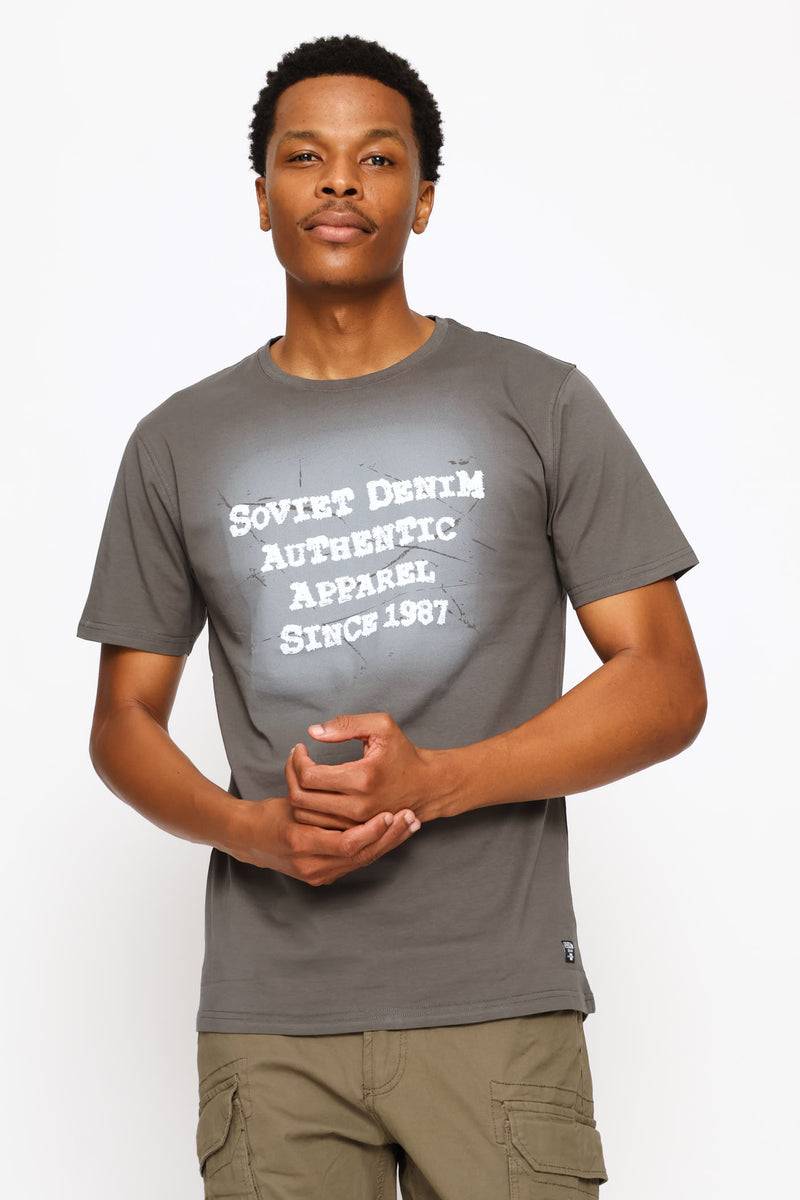 Soviet Electro Tee - Charcoal