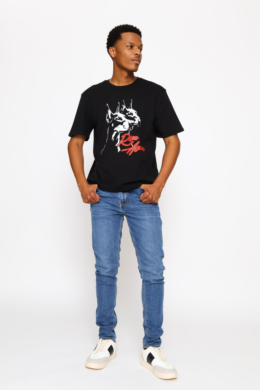 Dog Rise Again Tee - Black