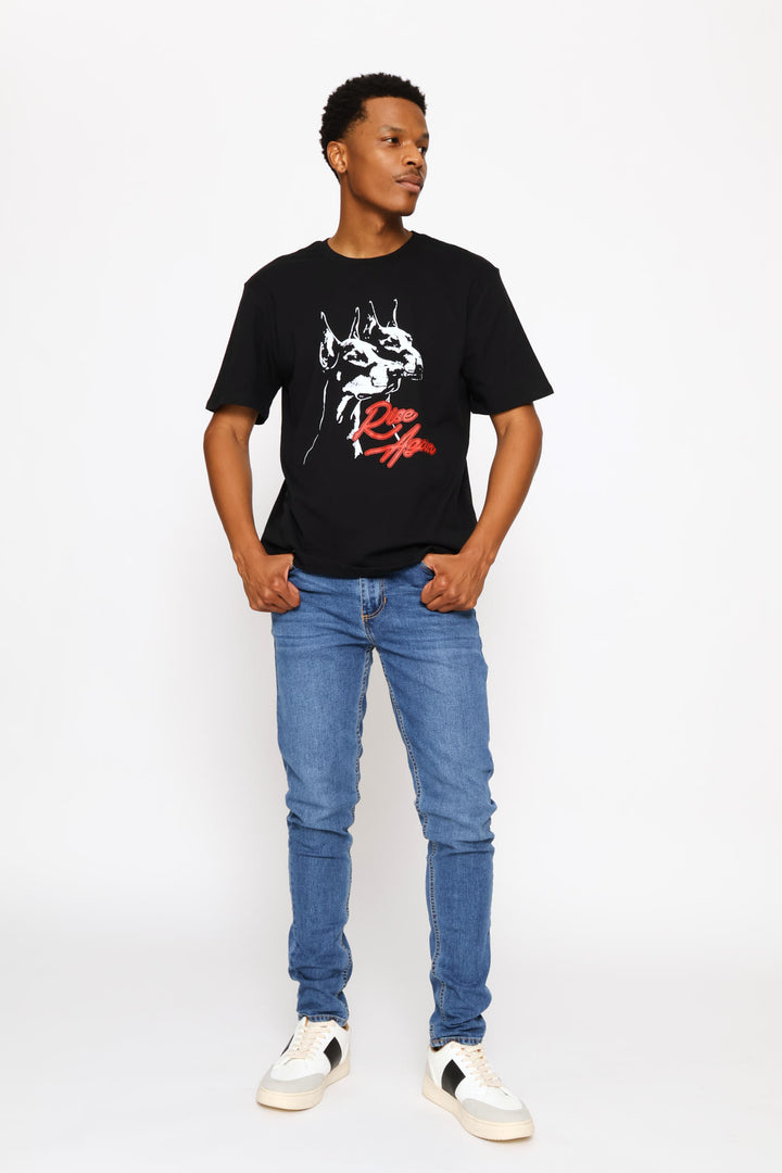 Dog Rise Again Tee - Black