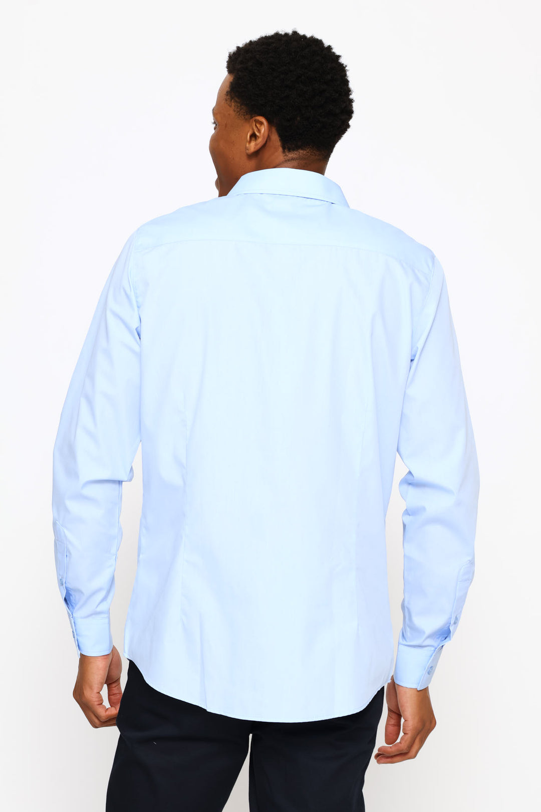 Panel Shoulder Shirt - Light Blue