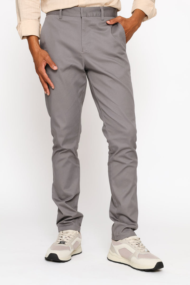 Slim Smart Chino - Grey