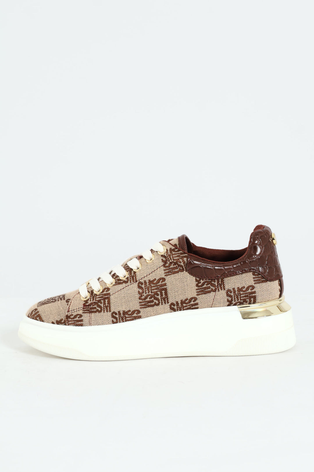 Glider Momgram Sneaker - Brown