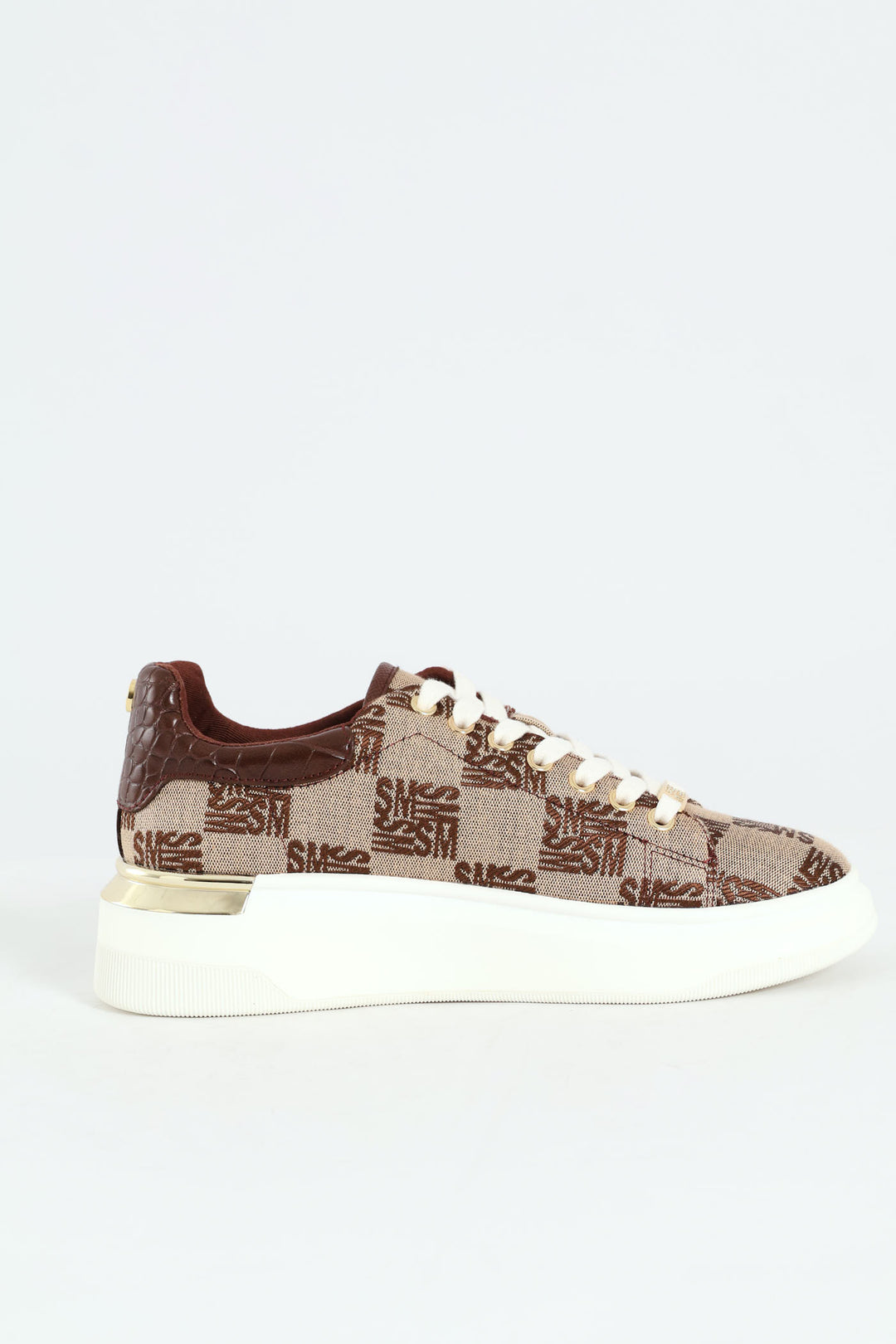 Glider Momgram Sneaker - Brown