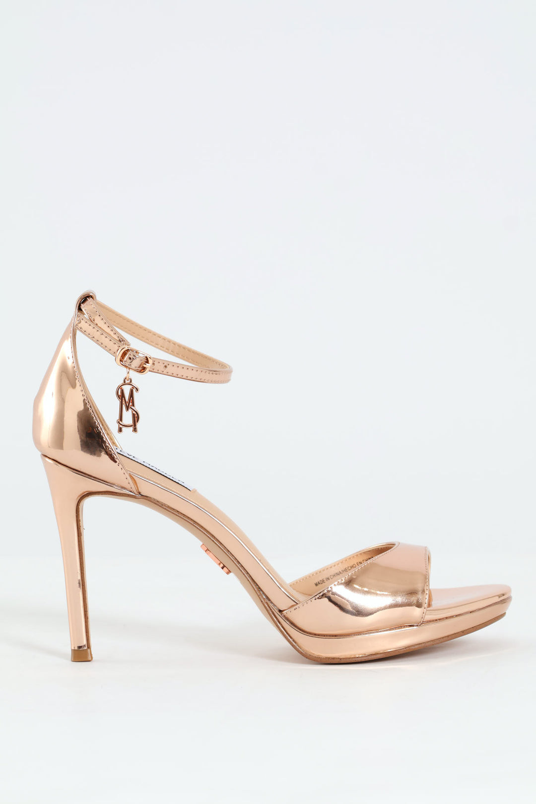 Evers Ankle Strap Heel Sandal - Rose Gold
