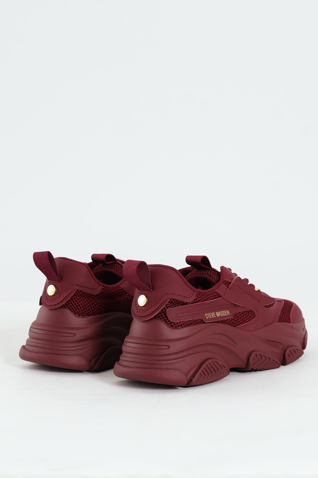 Possession Lace Up Chunky Sportie Sneaker - Wine