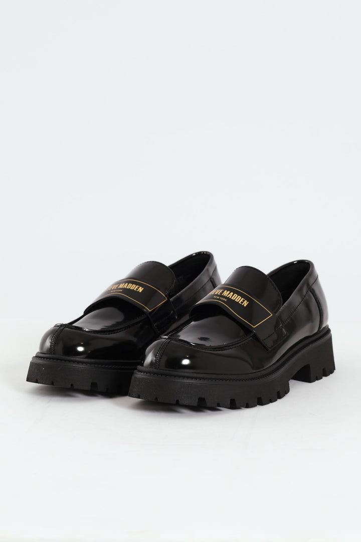 File Away Chunky Loafer - Black