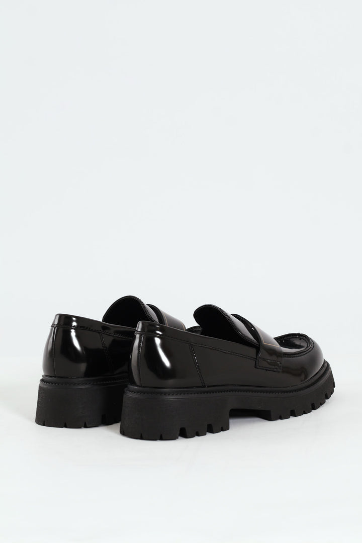 File Away Chunky Loafer - Black