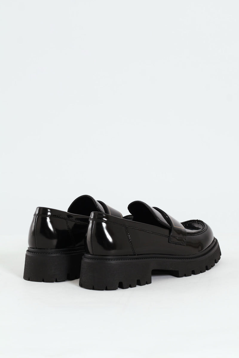 File Away Chunky Loafer - Black
